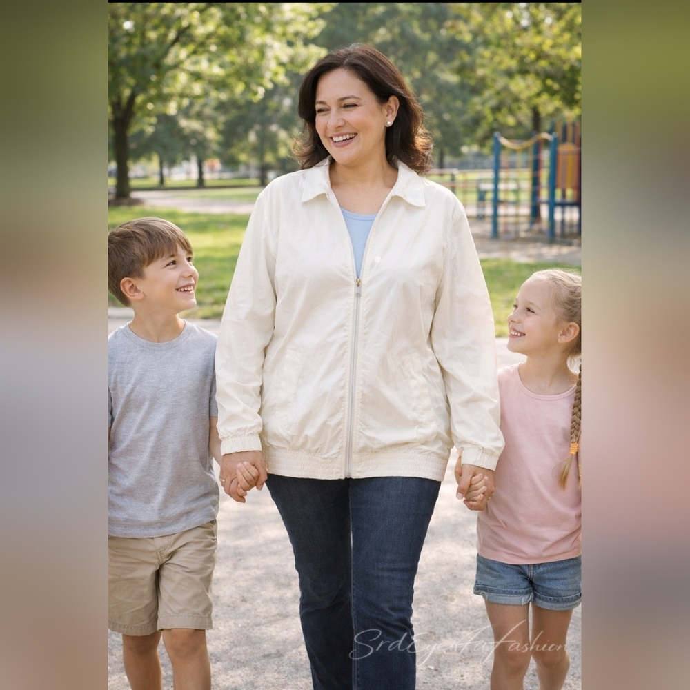 Koret Lightweight Zip Jacket Collared Windbreaker… - image 4